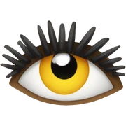 eyelashes sticker