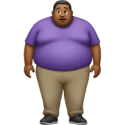 obese  sticker