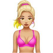 neon bra sticker