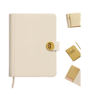 Beige planner sticker