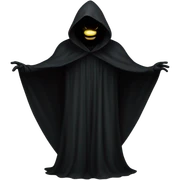 hooded dark figure  sticker