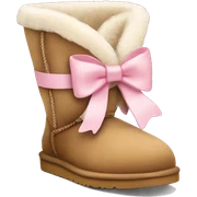 ugg with cute little bows sticker