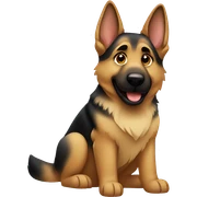 German shepherd  sticker