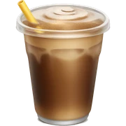 Iced coffee sticker