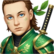 Emerald Samurai sticker
