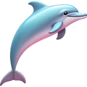 Pastel-pink-colors-dolphin sticker