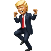 Donald trump dancing  sticker