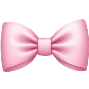 Baby pink bow  sticker