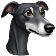 Black Greyhound sticker