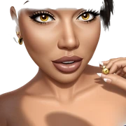 girl with stylish earrings sticker