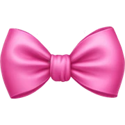 Pink bow sticker