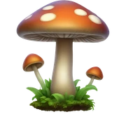 futuristic mushroom sticker