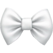 white bow sticker