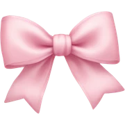Cute light pink bow  sticker