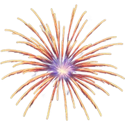 Fireworks sticker