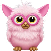 Light Pink Furby sticker
