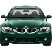 BMW e90 dark green sticker