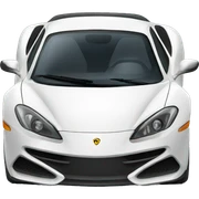 Sports car sticker