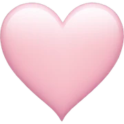 Light pink heart sticker