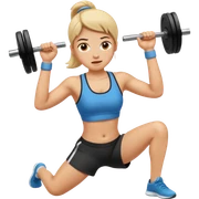 Working out sticker