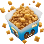   Fortnite inspired cereal box sticker