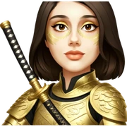Golden Samurai sticker