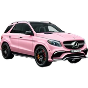 Pastel pink gle amg sticker