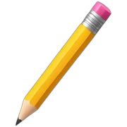 Pencil sticker