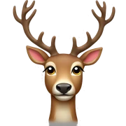 Christmas deer  sticker
