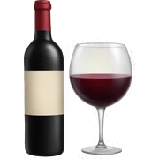 Red wine  sticker