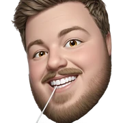 smiling boy with beard portrait sticker