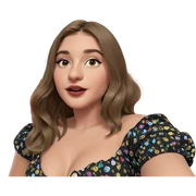 selfie of girl in dress sticker