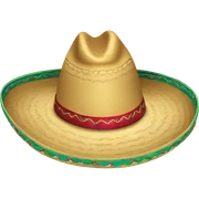Mexican sombrero sticker
