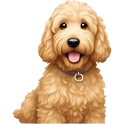 Goldendoodle saying kaitlyn sticker