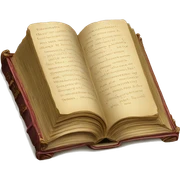Vintage rococo book sticker