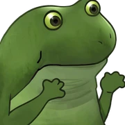 Frog sticker