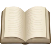 Aesthetic bege book sticker