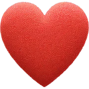 Heart sticker