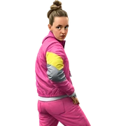 girl in pink jacket sticker
