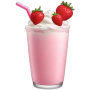 strawberry milkshake sticker