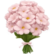 soft pink bouquet sticker