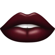 Wine red lips sticker
