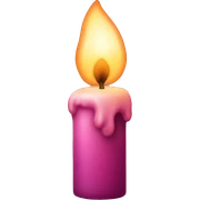 Flaccid candle sticker