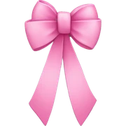 pink bow sticker