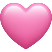 Pink heart sticker