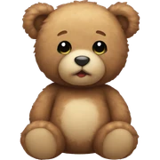 Cute aesthetic teddy bear sticker