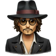 johnny depp sticker