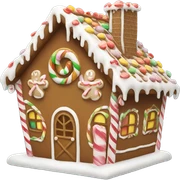Gingerbread house sticker
