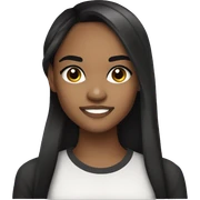 china anne mcclain with dark hair sticker