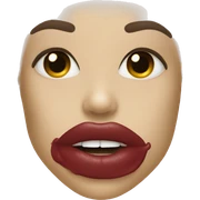 Biege Lipstick  sticker
